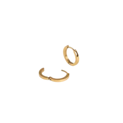 New Mockberg Classic Gold Hoops Medium - gold