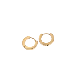 New Mockberg Classic Gold Hoops Medium - gold