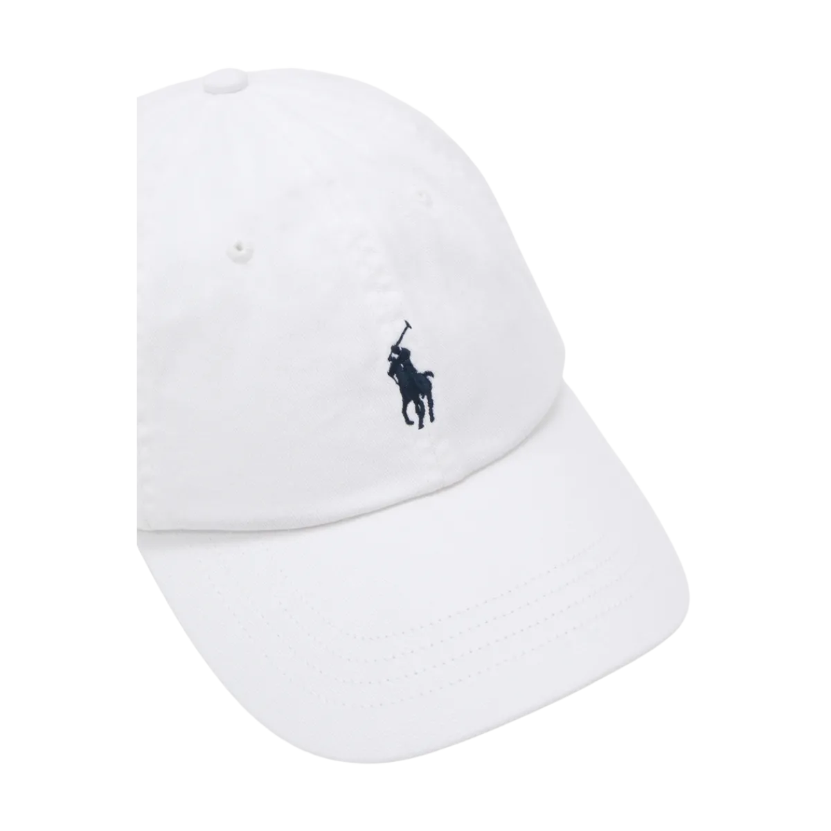 Clearance Polo Ralph Lauren Classic Sport Cap - White/ Newport Navy