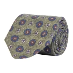 New Amanda Christensen Classic Tie - Olive Melange