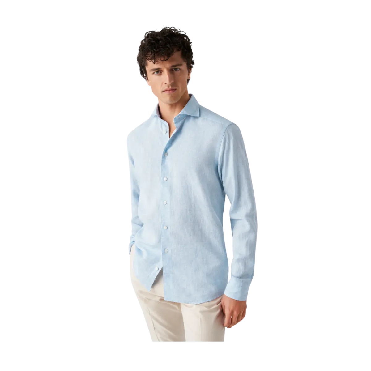 Best Eton Contemporary Fit Casual Shirt - Blue