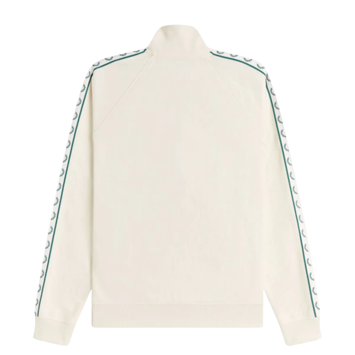 Clearance Fred Perry Contrat Tape Track Jacket - Ecru