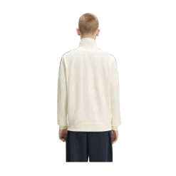 Clearance Fred Perry Contrat Tape Track Jacket - Ecru