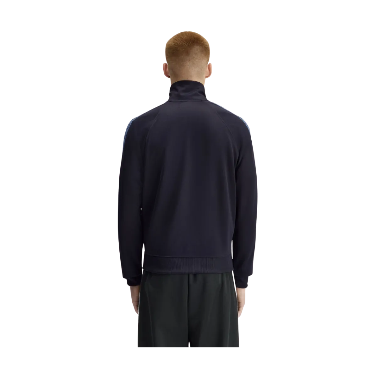 Clearance Fred Perry Contrat Tape Track Jacket - Navy