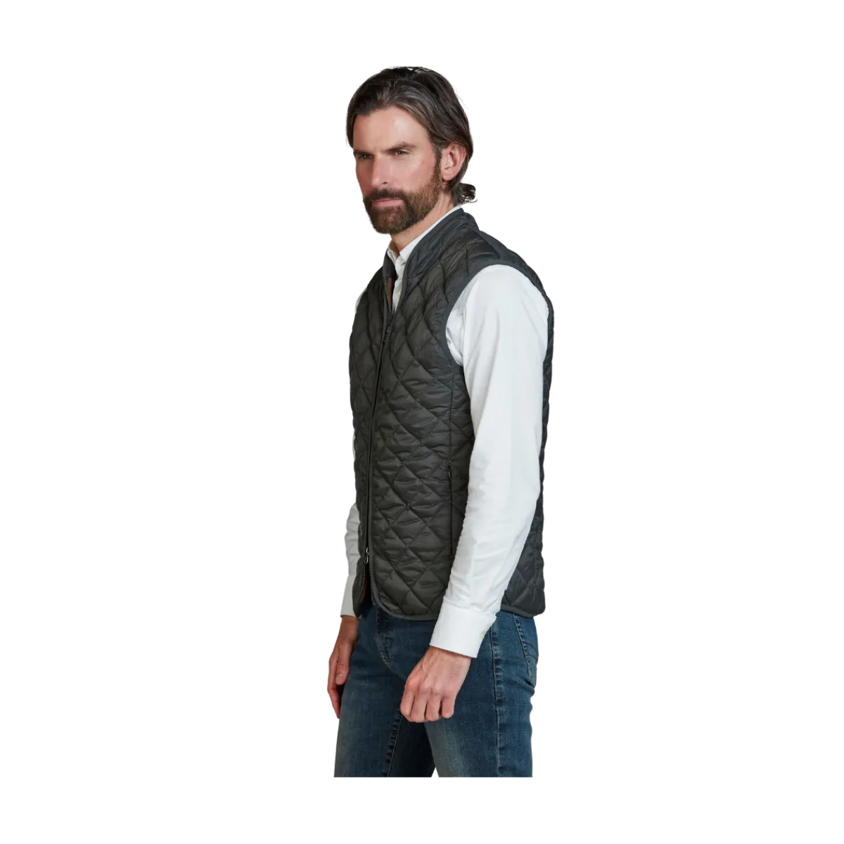 Hot Hansen & Jacob Coredo Quilted Vest - Deep Forest