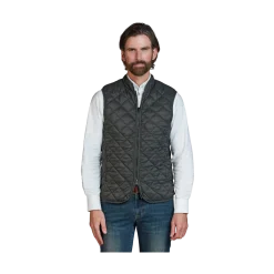 Hot Hansen & Jacob Coredo Quilted Vest - Deep Forest