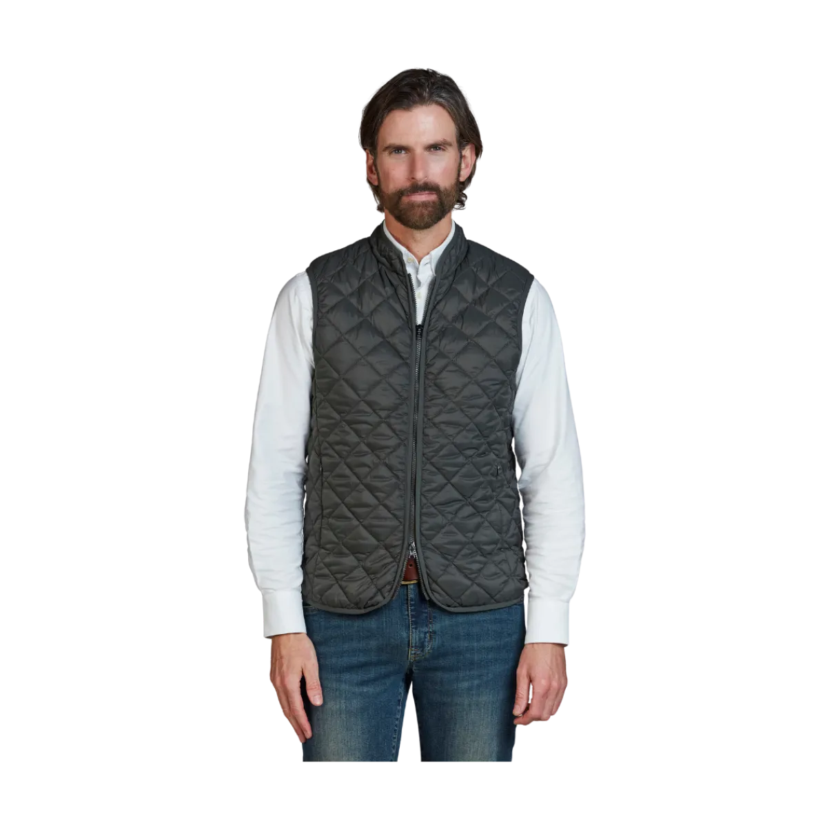 Hot Hansen & Jacob Coredo Quilted Vest - Deep Forest