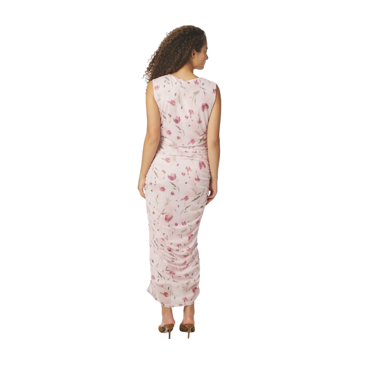 Sale Neo Noir Corilina Artist Mesh Dress - Light Pink