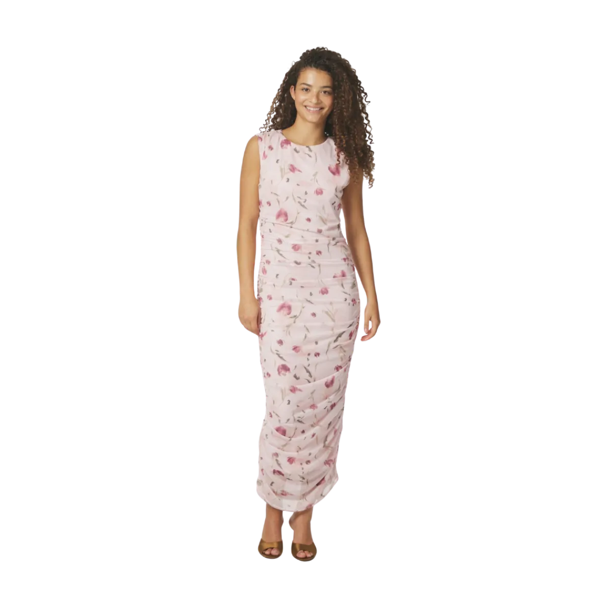 Sale Neo Noir Corilina Artist Mesh Dress - Light Pink