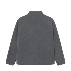 Hot Les Deux Creed Teddy Jacket - Asphalt