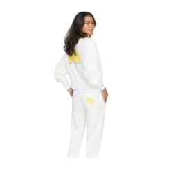 Acqua Limone Cropped Ivy Sweater - Off White
