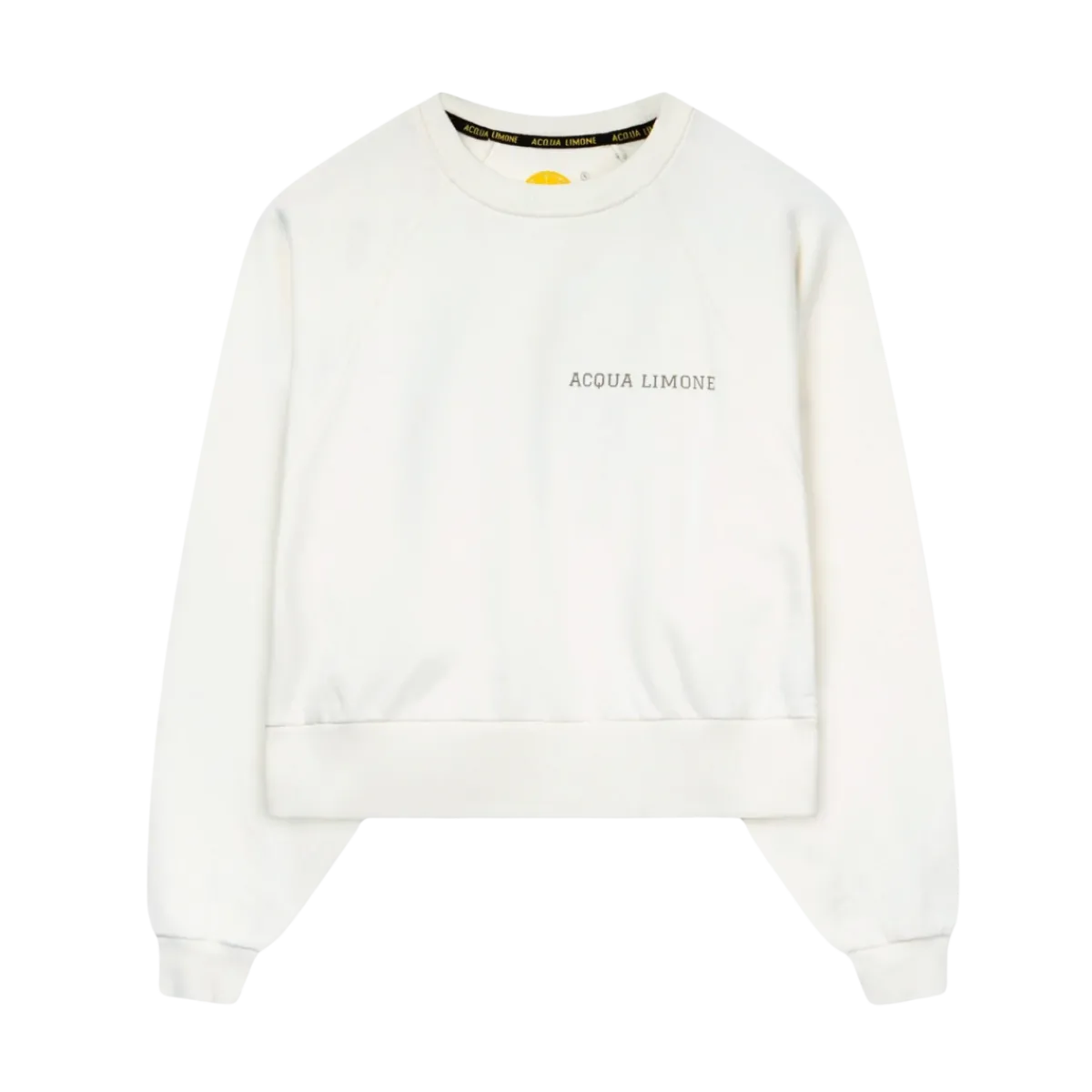 Acqua Limone Cropped Ivy Sweater - Off White