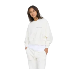 Acqua Limone Cropped Ivy Sweater - Off White