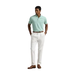Outlet Polo Ralph Lauren Cuto li Fit oft Cotton Polo hirt - Celadon Heather