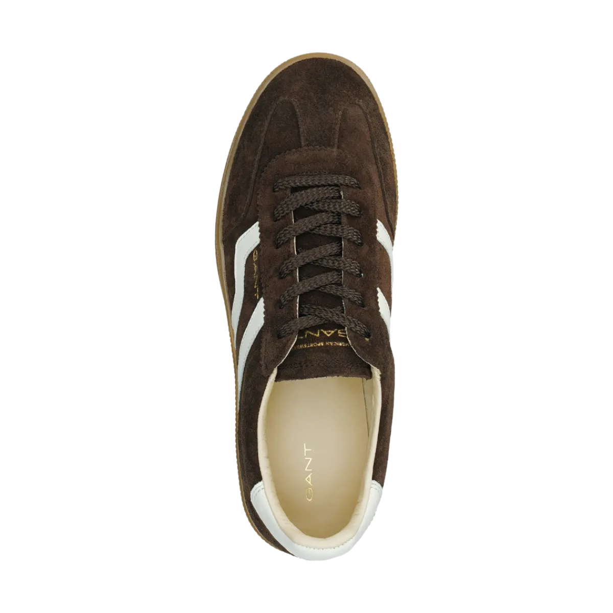 New Gant Footwear Cuzima Sneaker - Mole Brown/Off White