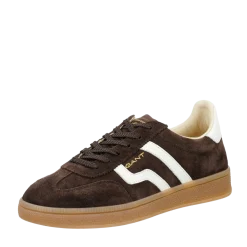 New Gant Footwear Cuzima Sneaker - Mole Brown/Off White