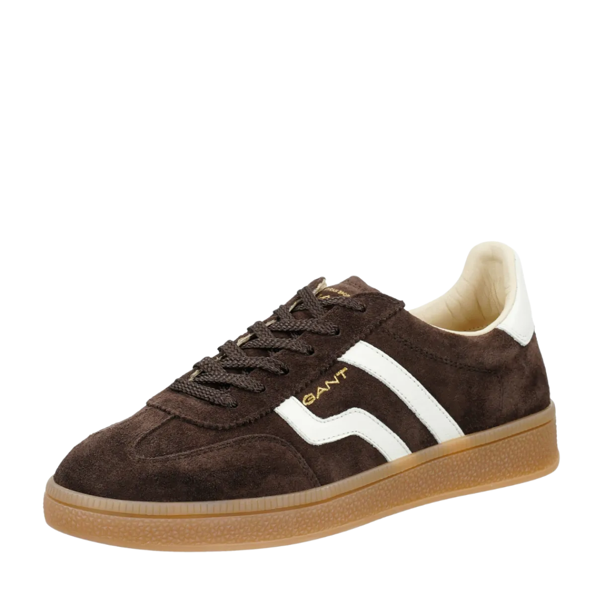 New Gant Footwear Cuzima Sneaker - Mole Brown/Off White
