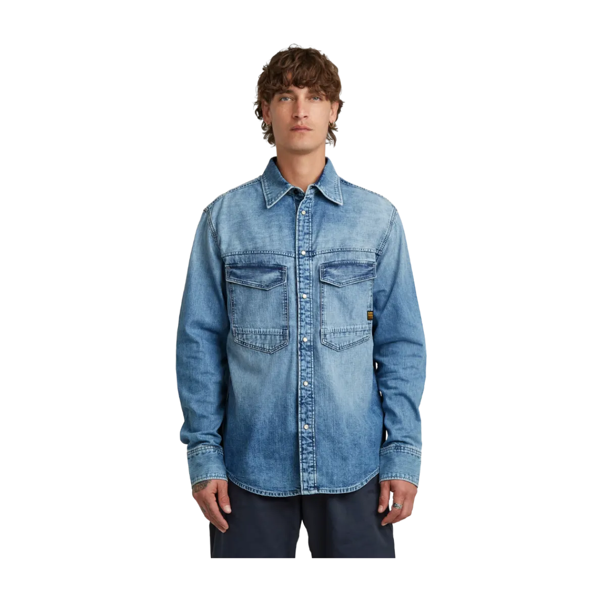 Discount G-star raw Dakota Reguar Shirt - Vintage Dirtbag