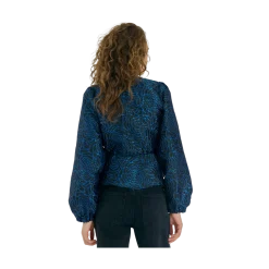 Outlet Norr Debra Top - Bright Blue