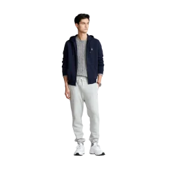 Best Polo Ralph Lauren Doube Knit Fu-Zip Hoodie - Aviator Navy