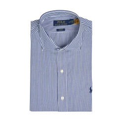 Discount Polo Ralph Lauren Dress NK Shirt - Royal/White