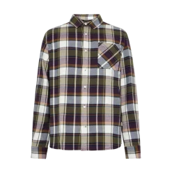 Discount Knowledge Cotton Apparel Dune Regular Checked Flannel hirt - Blue check