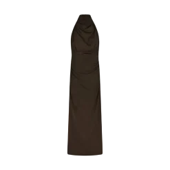 Hot Neo Noir Dunie Dress - Dark Brown