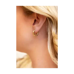 New My Jewellery Earring Basic Hoop 18X4 - Gold