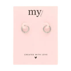 Clearance My Jewellery Earrings Basic - 0.9 Cm - Silver
