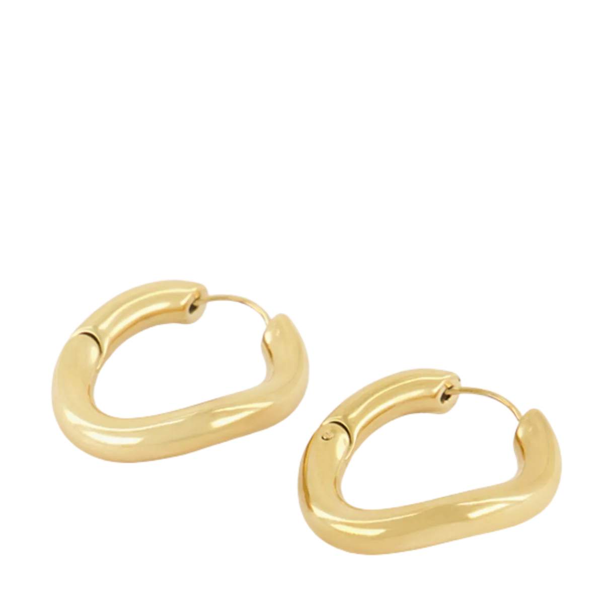 Discount My Jewellery Earrings Twist Hoops - Gold