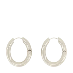 Hot My Jewellery Earrings Twist Hoops - Silver