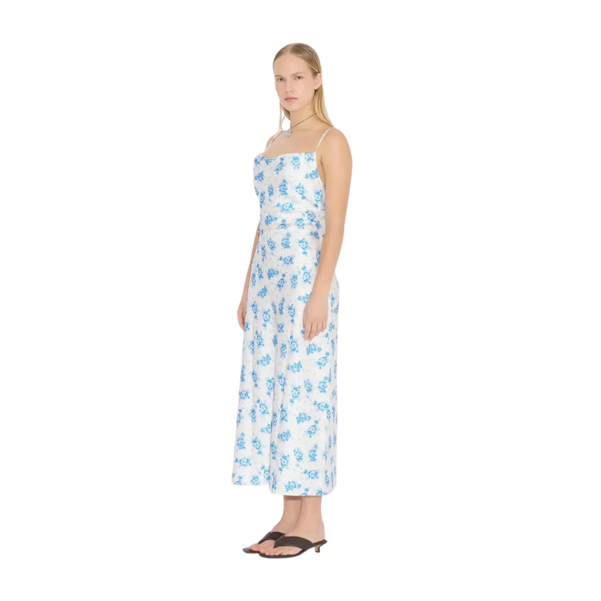 Hot Holzweiler Eila Print Dress - Ecru
