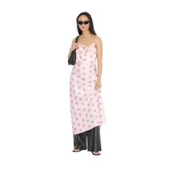 New Holzweiler Eila Print Dress - Light Pink