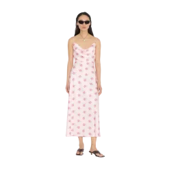 New Holzweiler Eila Print Dress - Light Pink