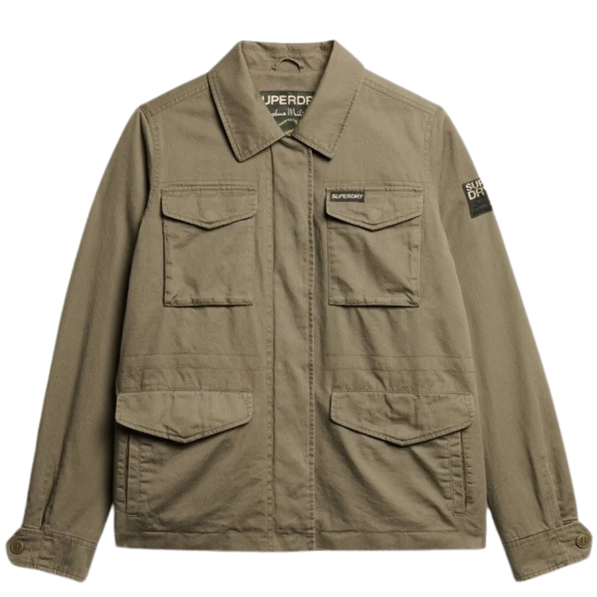 Sale Superdry Ebroidered 65 iitary Jkt - o Khaki