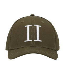 Discount Les Deux Encore Organic Baseball Cap - Olive Night