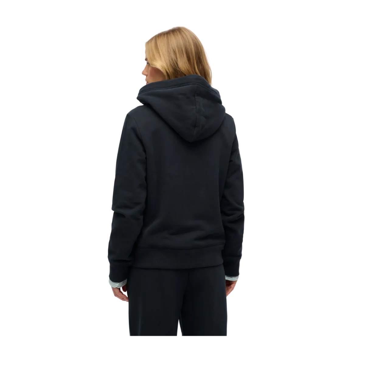 Clearance Superdry Essential Logo Emb Hood Hb - Eclipse Navy