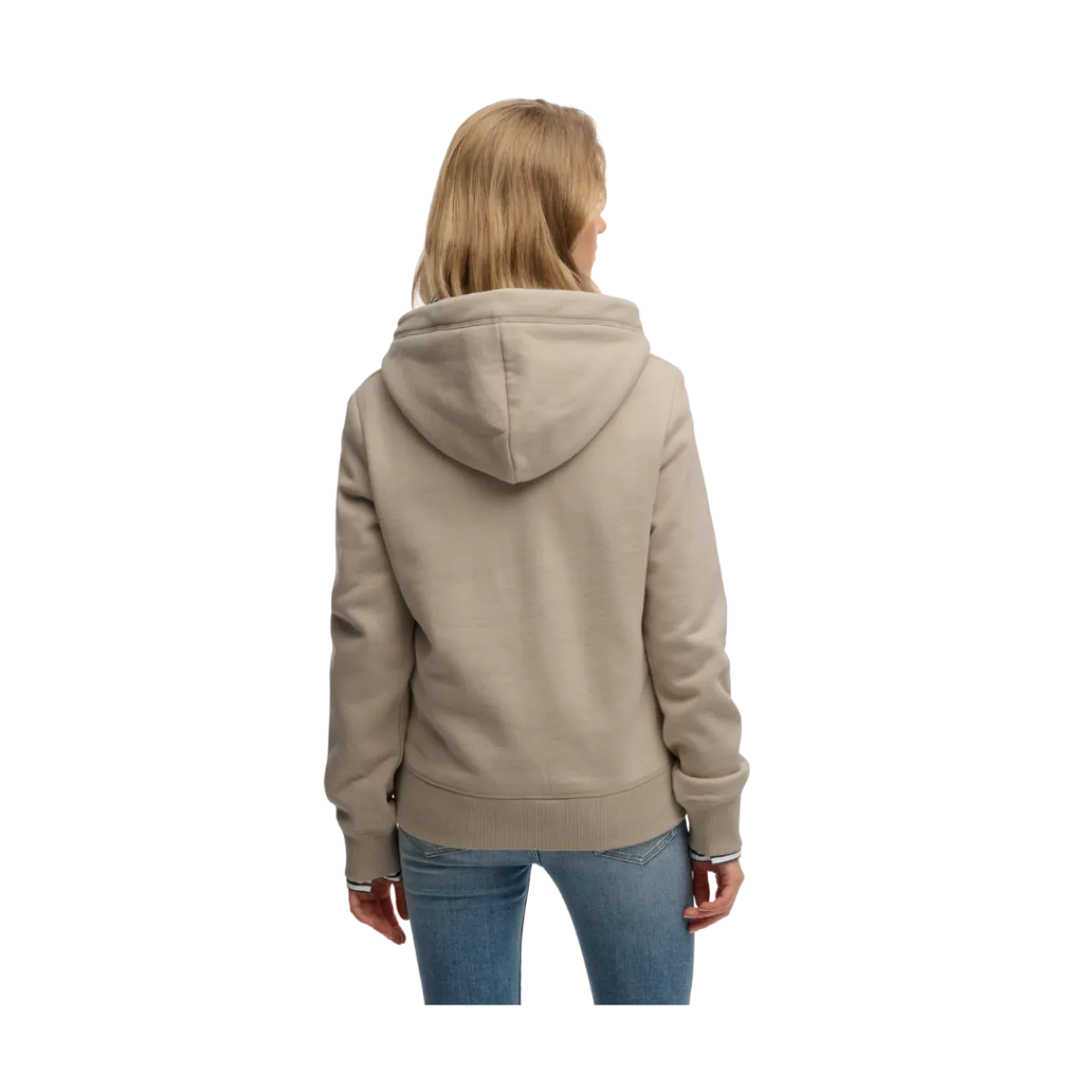 Best Superdry Essential Logo Emb Hood Hb - Feather Grey