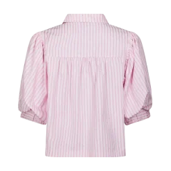 Hot Neo Noir Etta Soft Stripe Stone Shirt - Light Pink