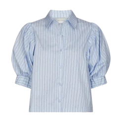 Outlet Neo Noir Etta Stripe Stone Shirt - Light Blue