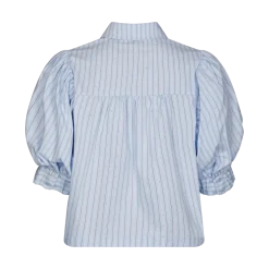 Outlet Neo Noir Etta Stripe Stone Shirt - Light Blue