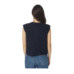 Hot Neo Noir Everest Knit Vest - Navy