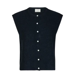 Hot Neo Noir Everest Knit Vest - Navy