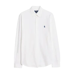 Discount Polo Ralph Lauren Featherweight Mesh Oxford Shirt - White