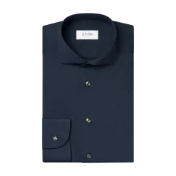 Eton Four-Way Stretch Shirt - Blue