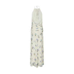Online Neo Noir Gabina Faded Flower Dress - Light Blue Floral