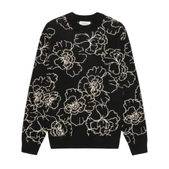 Clearance Les Deux Gaston Poppy Jacquard Knit - Back