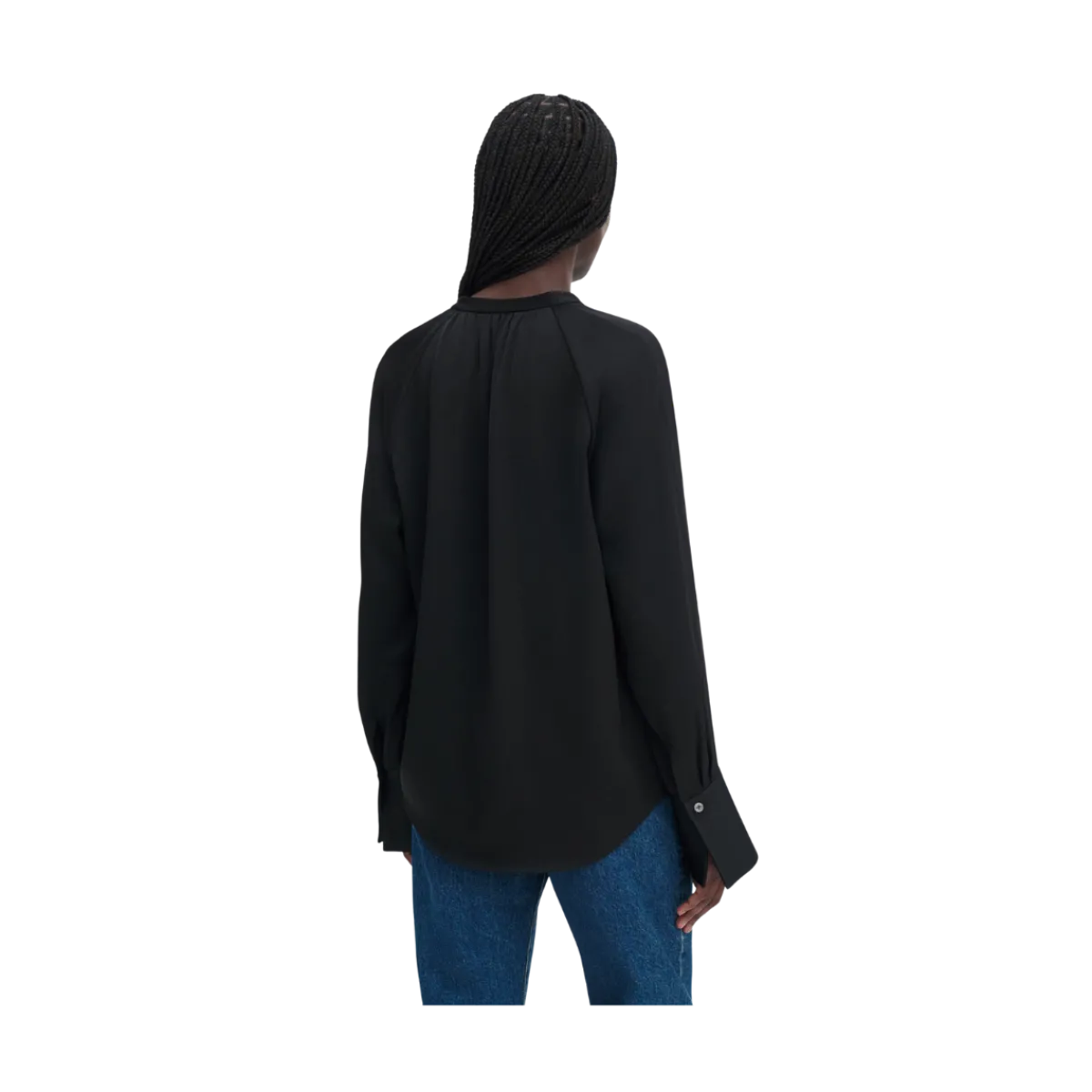 Hot Filippa K Gathered Raglan Blouse - Black