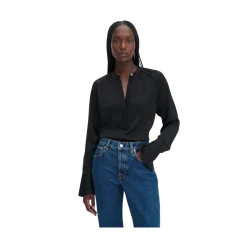 Hot Filippa K Gathered Raglan Blouse - Black