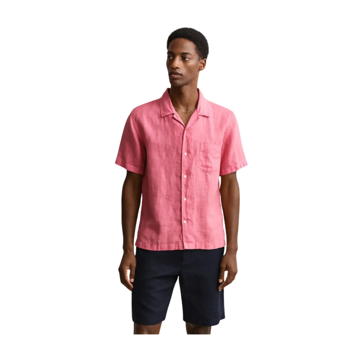 Best Gant Gnt Dyed inen Cap Shirt - Rose Pink